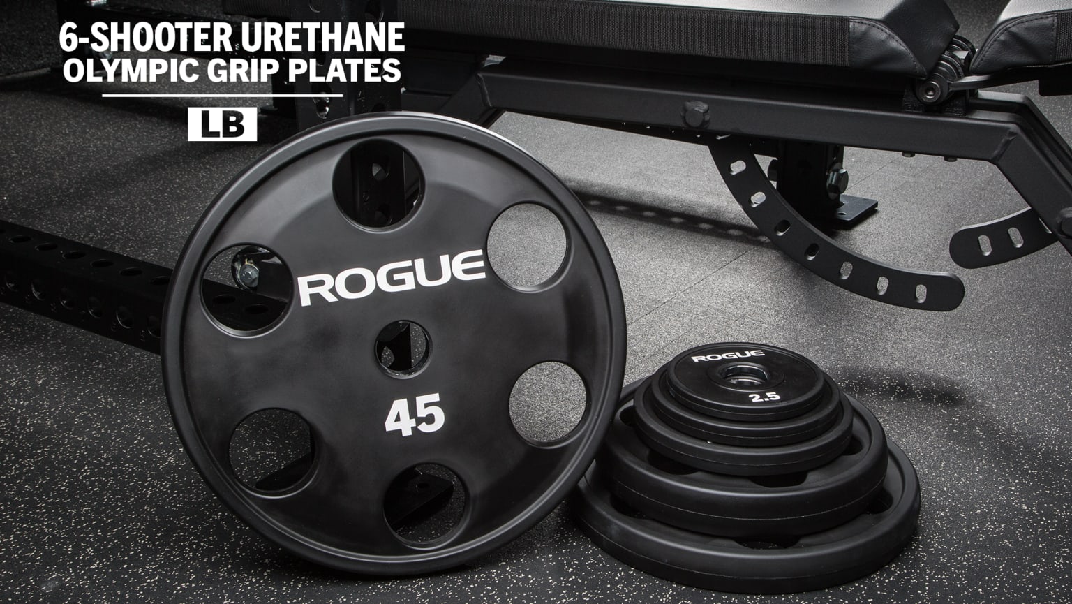 Rogue 2.5LB Urethane Olympic Grip Plate Pair